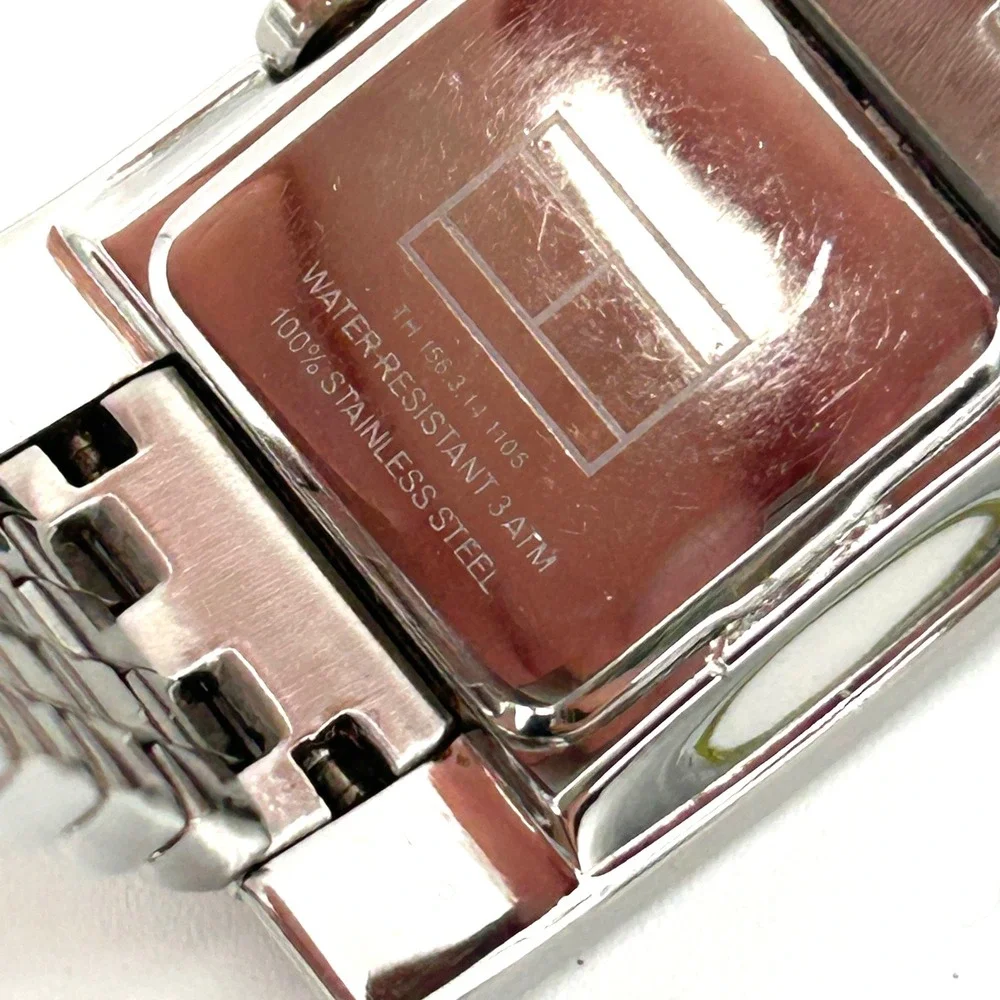 Tommy Hilfiger Watch TH.156.3.14.1105 Womens Silver White Vintage Y2K Good